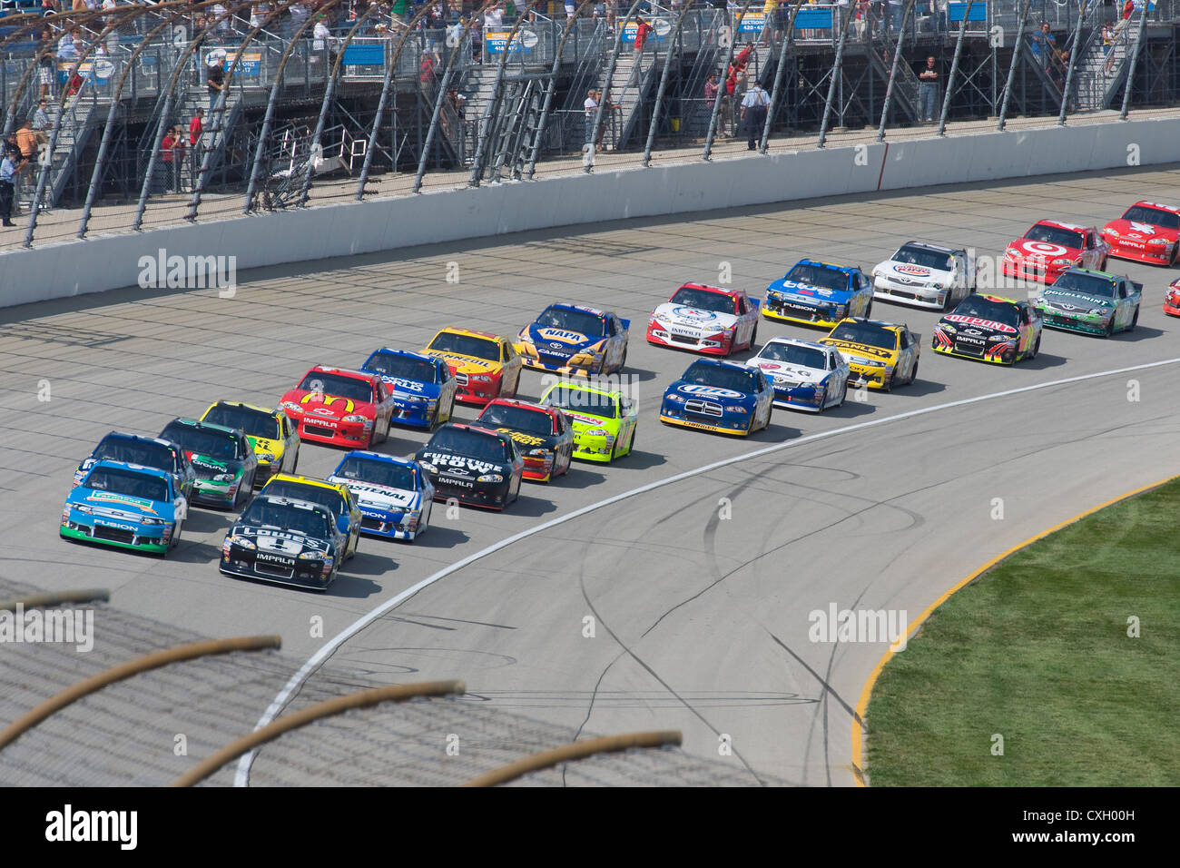 NASCAR-Rennen Stockfoto