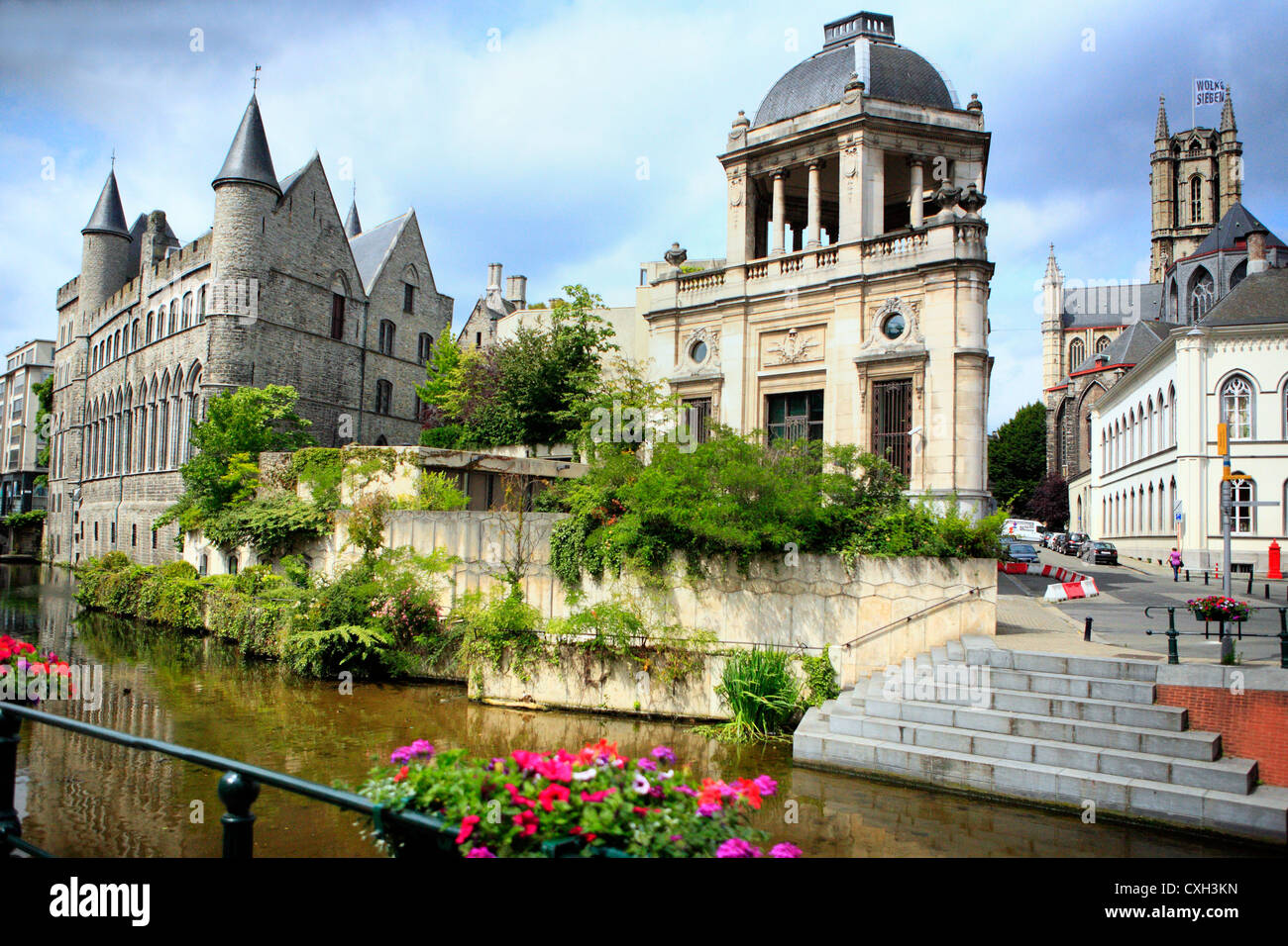 Stadtzentrum, Gent, Belgien Stockfoto