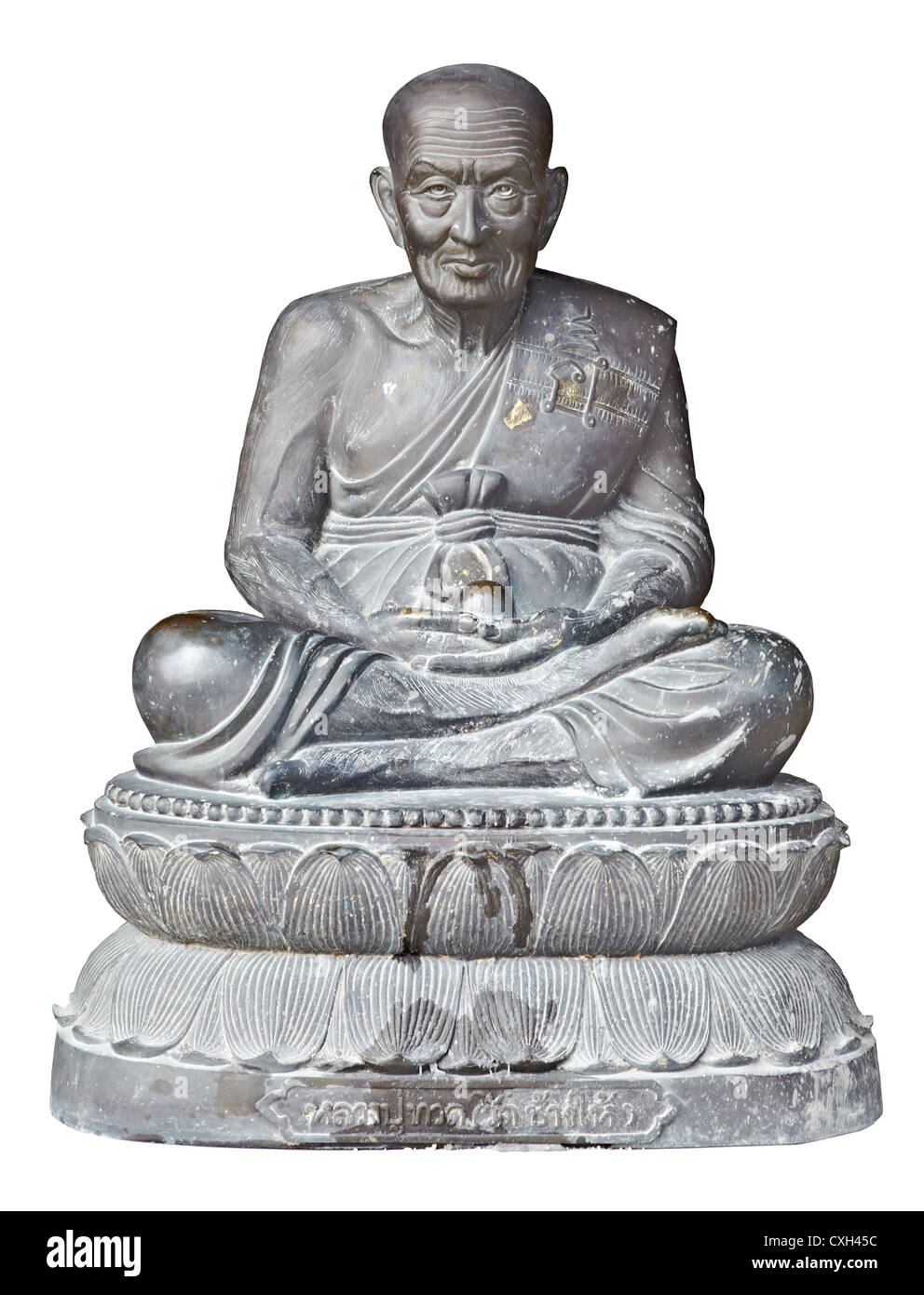 Statue von buddhistischer Mönch Stockfoto