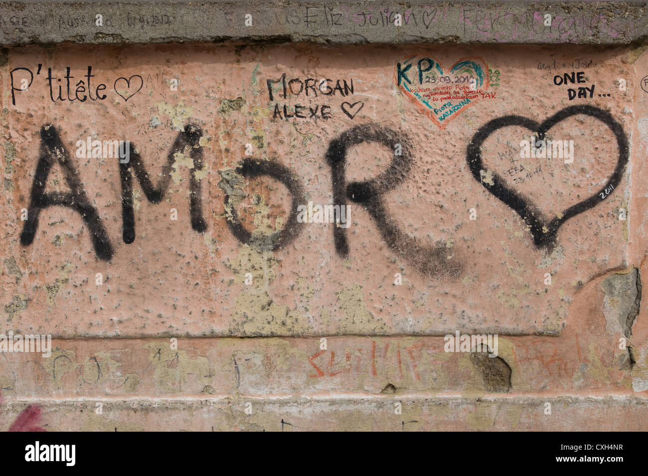 John-Lennon-Mauer in Prag Tschechische Republik Stockfoto