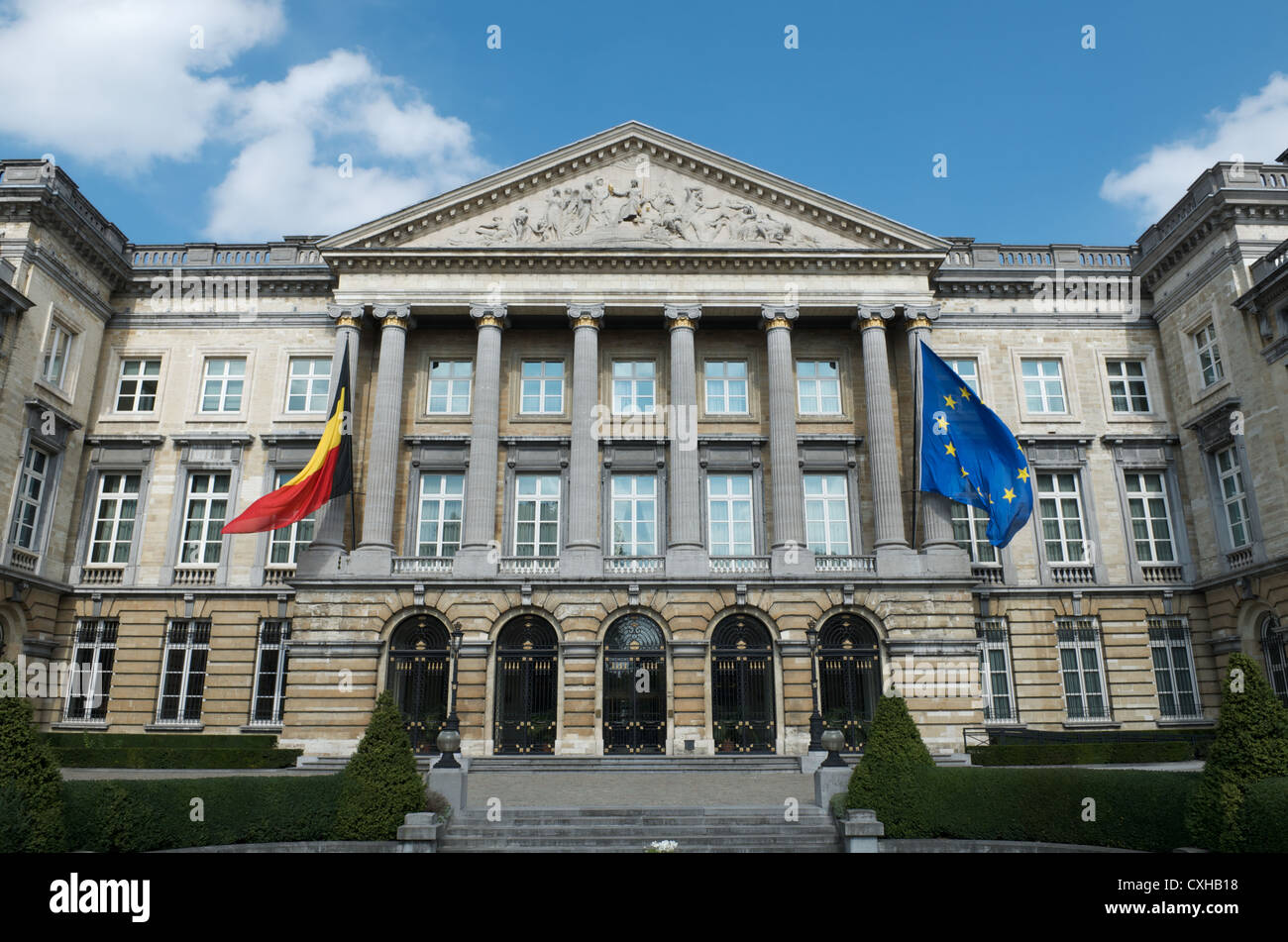 Belgische Parlamentsgebäude in Brüssel, Belgien Stockfoto