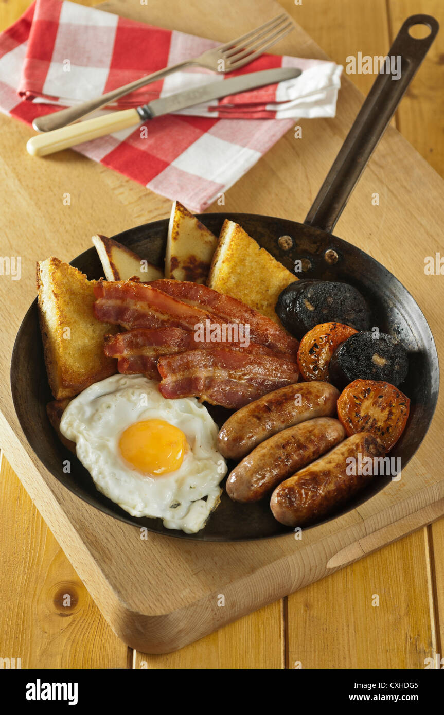 Ulster Fry irische Frühstück Stockfoto