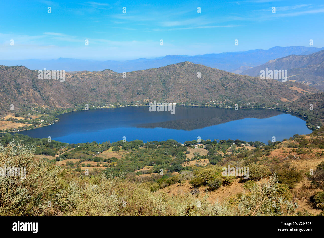 Laguna Santa Maria del Oro, Nayarit, Mexiko Stockfoto