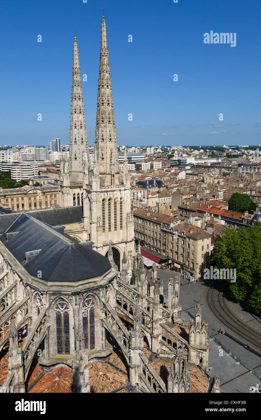 St.-Andreas Kathedrale, Bordeaux, Frankreich Stockfoto