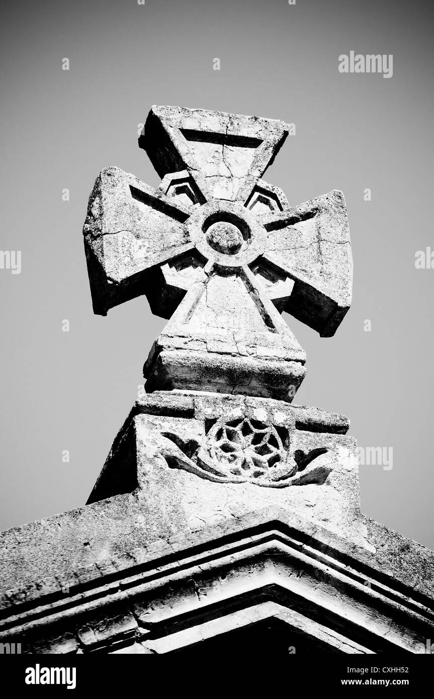 maltesische Steinkreuz Stockfoto