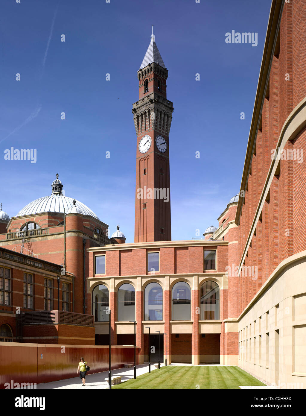 Bramall Musik-Gebäude, Universität von Birmingham, Birmingham, Vereinigtes Königreich. Architekt: Glenn Howells Architects, 2012. Stockfoto
