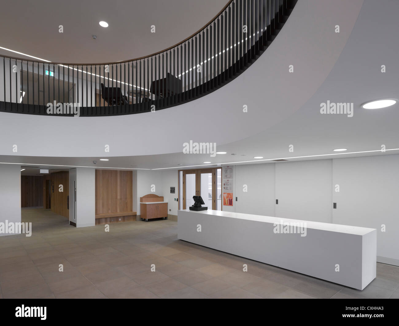 Bramall Musik-Gebäude, Universität von Birmingham, Birmingham, Vereinigtes Königreich. Architekt: Glenn Howells Architects, 2012. Einga Stockfoto