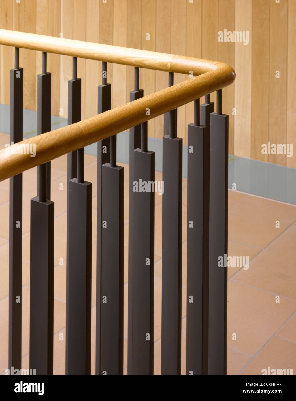 Bramall Musik-Gebäude, Universität von Birmingham, Birmingham, Vereinigtes Königreich. Architekt: Glenn Howells Architects, 2012. Main st Stockfoto