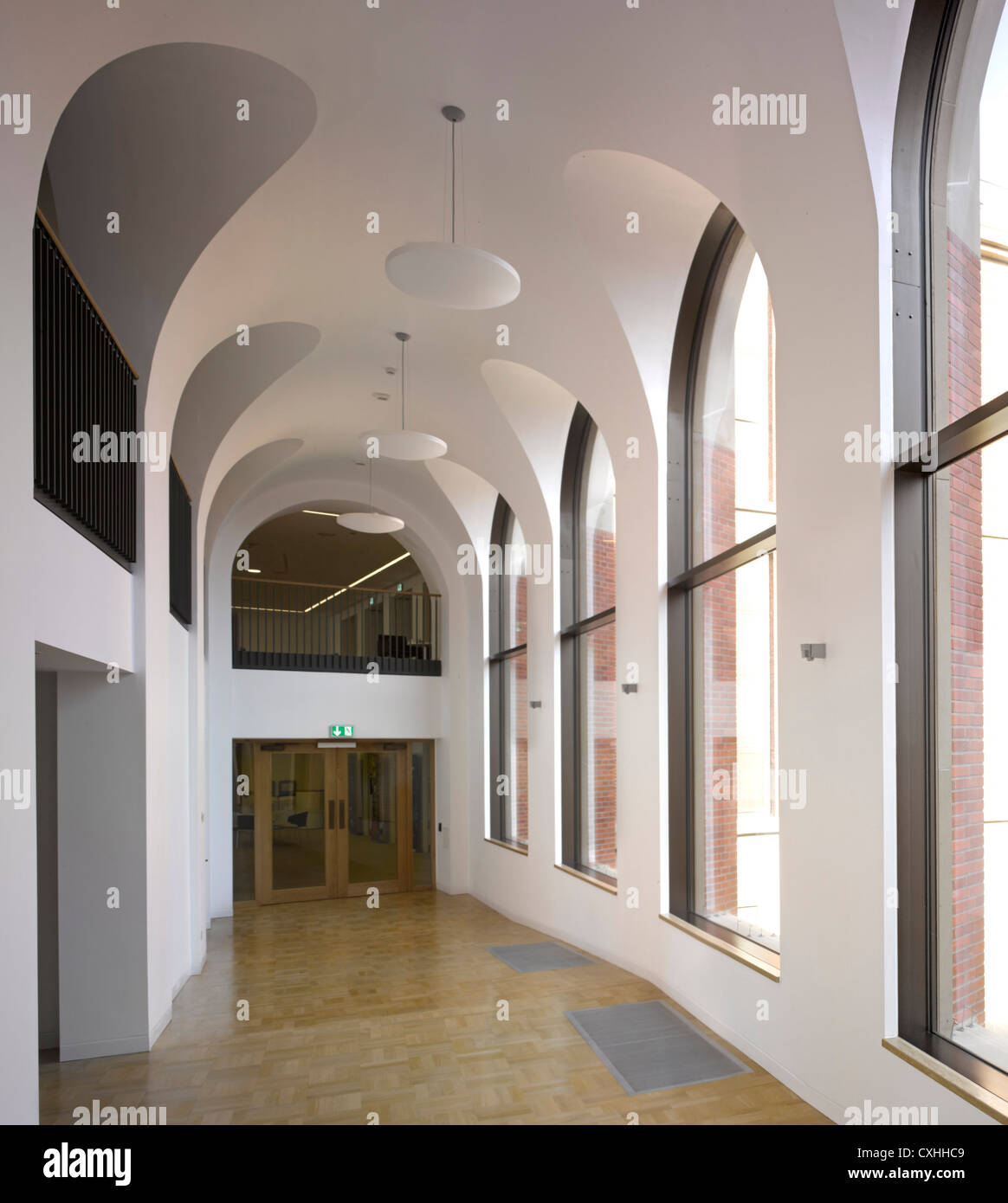 Bramall Musik-Gebäude, Universität von Birmingham, Birmingham, Vereinigtes Königreich. Architekt: Glenn Howells Architects, 2012. Springer Stockfoto