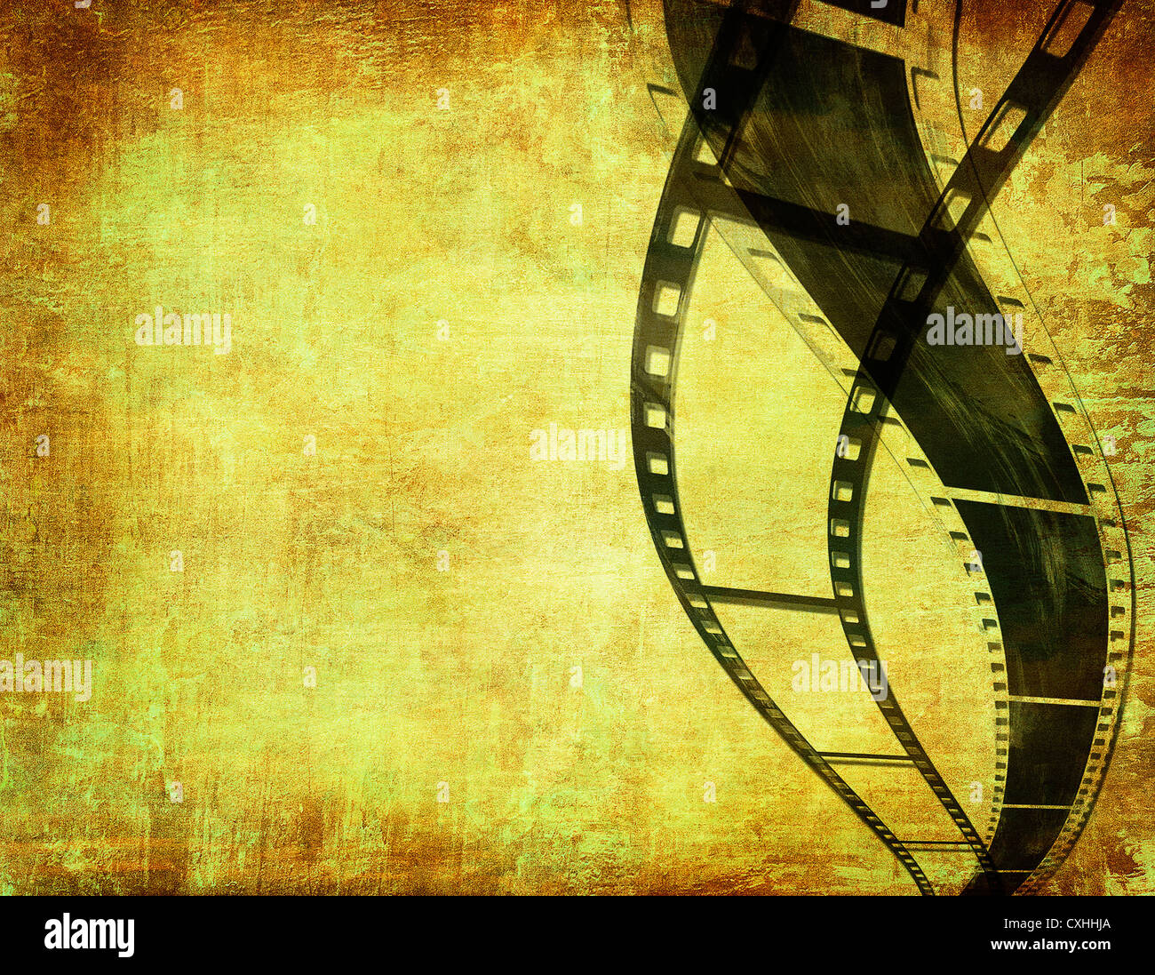 Grunge-Film-Hintergrund Stockfoto