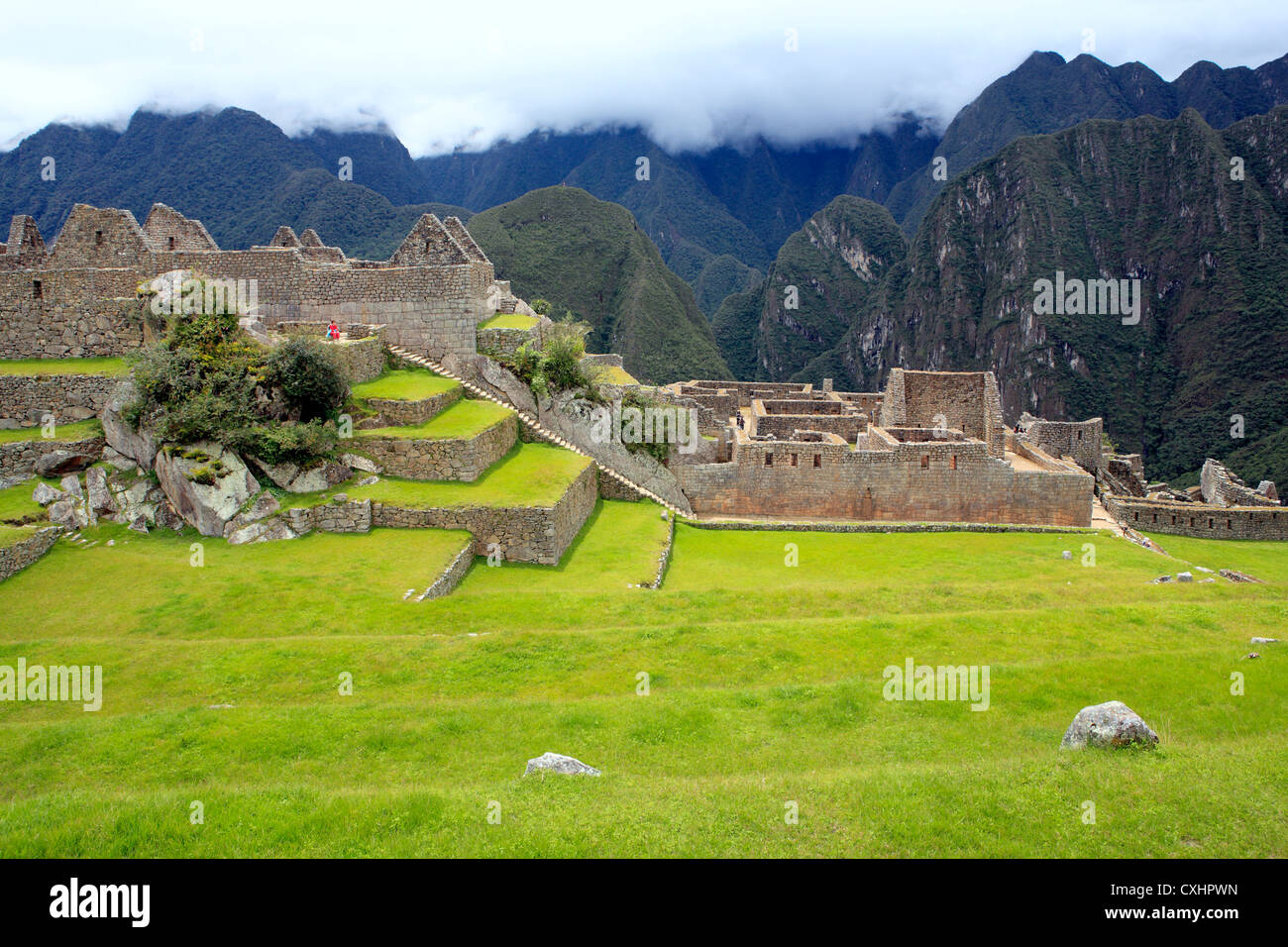 Archäologische Stätte Machu Picchu, Cuzco, Peru Stockfoto