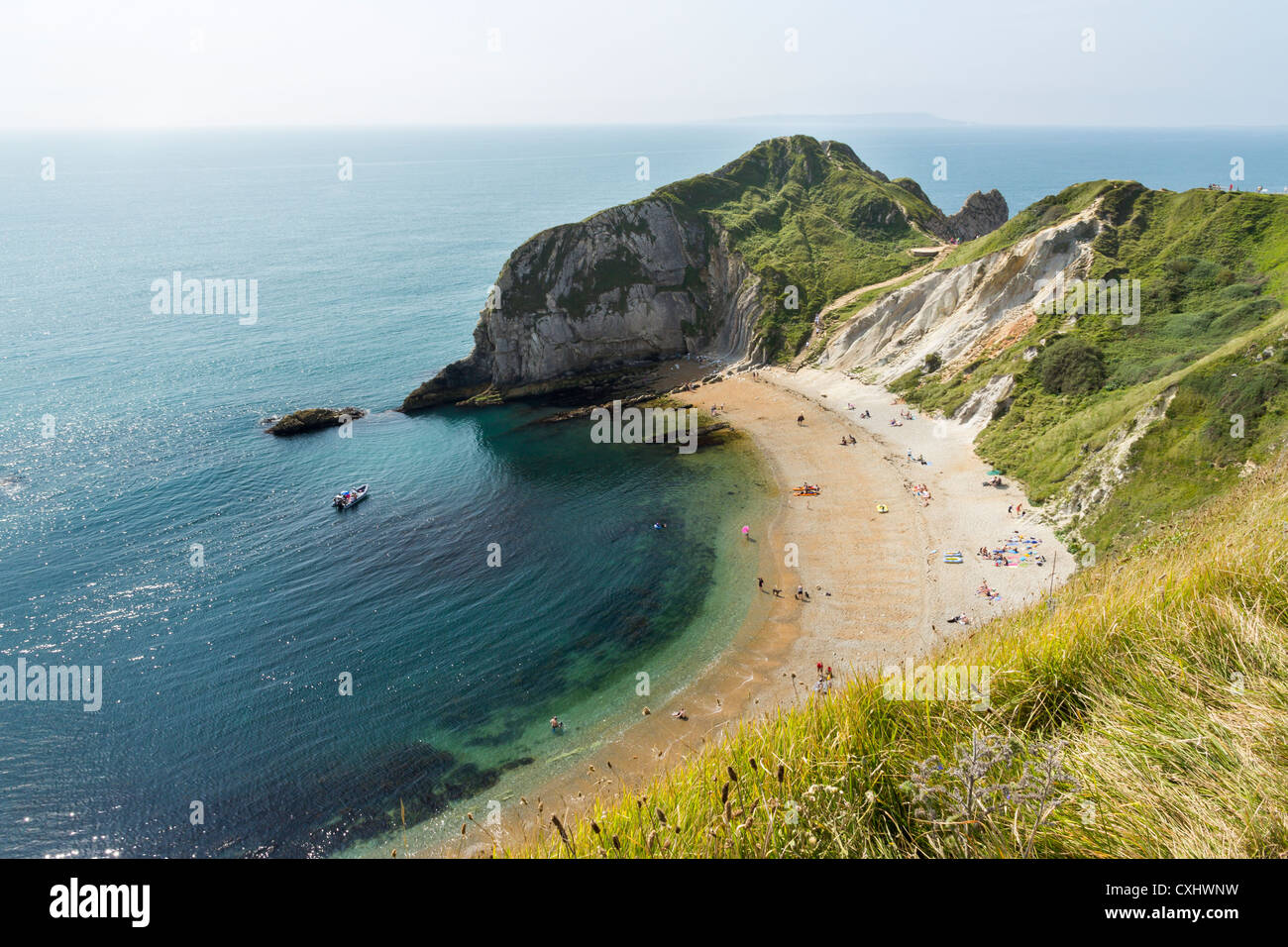 Mann o Krieg Bay in der Nähe von Durdle Door Dorset England UK Stockfoto
