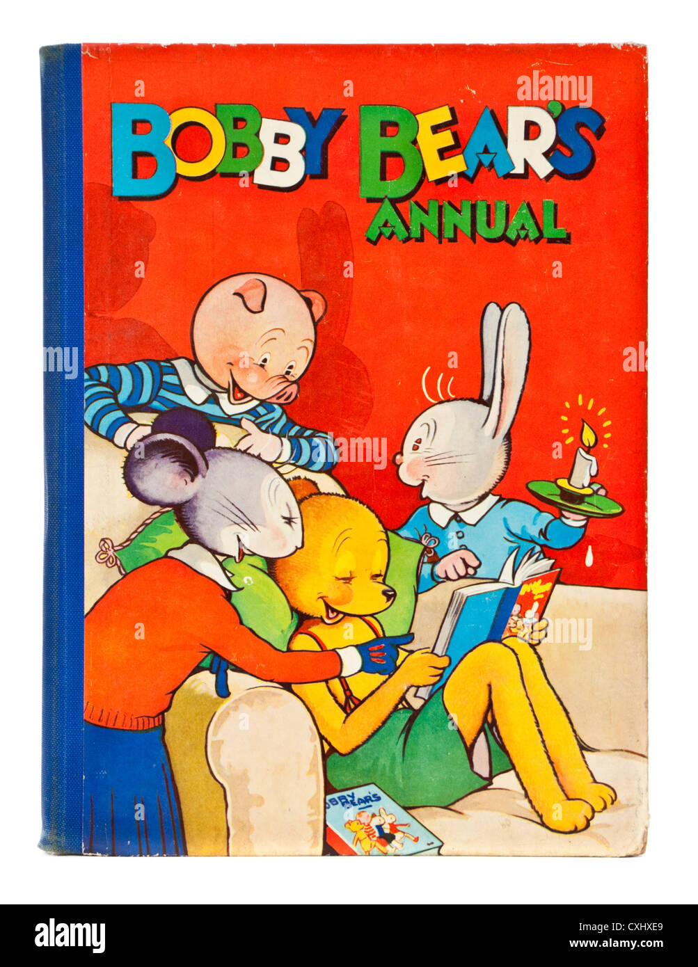 1950 Bobby Bär jährlich. Er wurde 1919 geboren und war der erste Bär der Welt als eine Cartoon-Figur angezeigt werden. Stockfoto