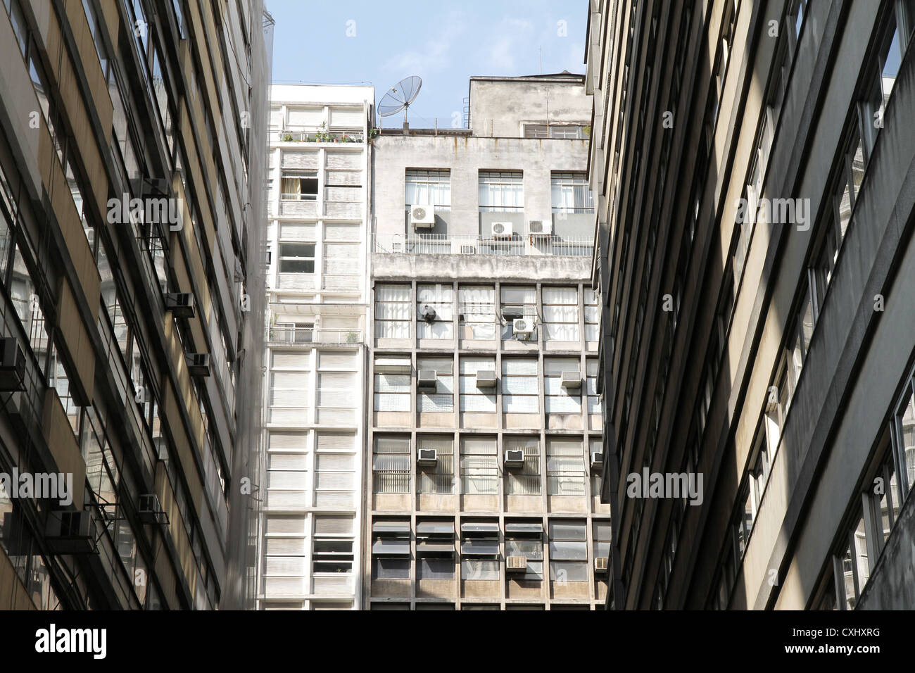 Gebäude in Sao Paulo, Brasilien, Südamerika. Stockfoto