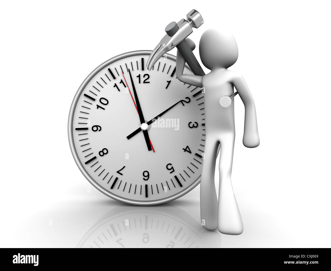 Cartoon bauarbeiter Ausgeschnittene Stockfotos und -bilder - Alamy