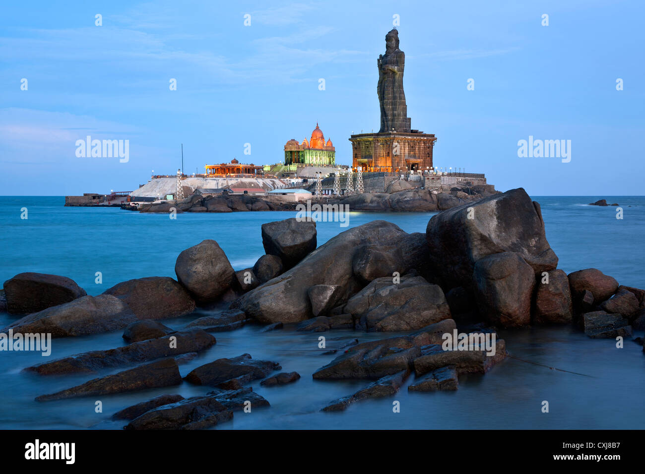 Vivekananda Rock Memorial. Kanyakumari. Indien Stockfoto