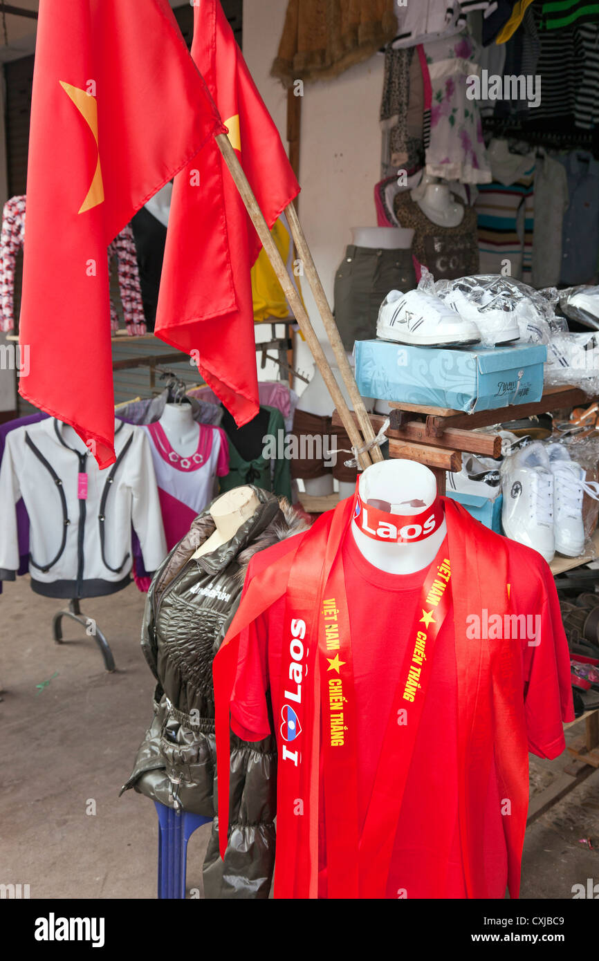 Tanga Khan Kham Markt, Vientiane, Laos Stockfoto