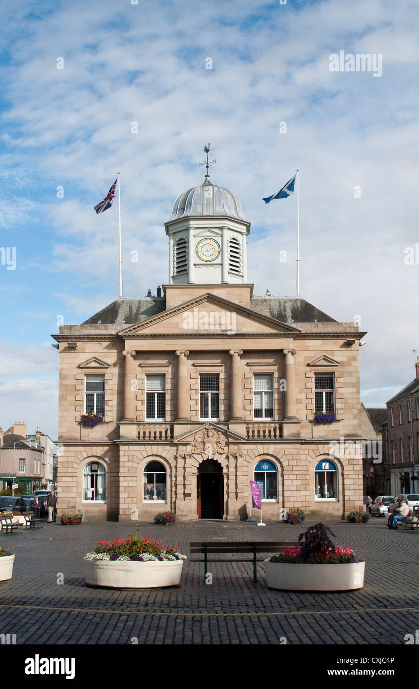 Kelso Rathaus in Kelso, Schottland. Stockfoto
