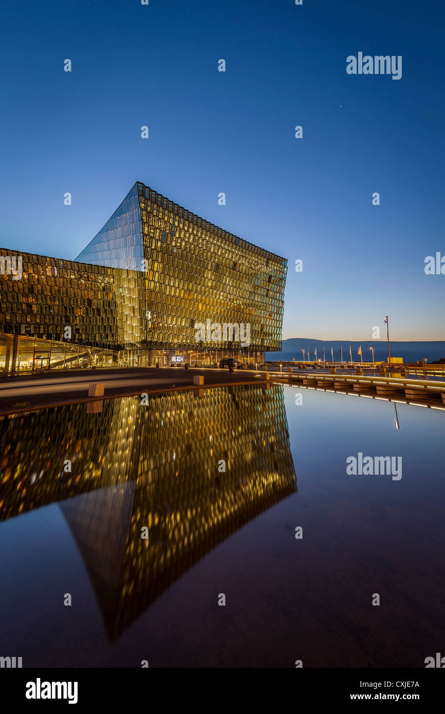 Harpa Konzerthaus und Konferenzzentrum, Reykjavik, Island Stockfoto