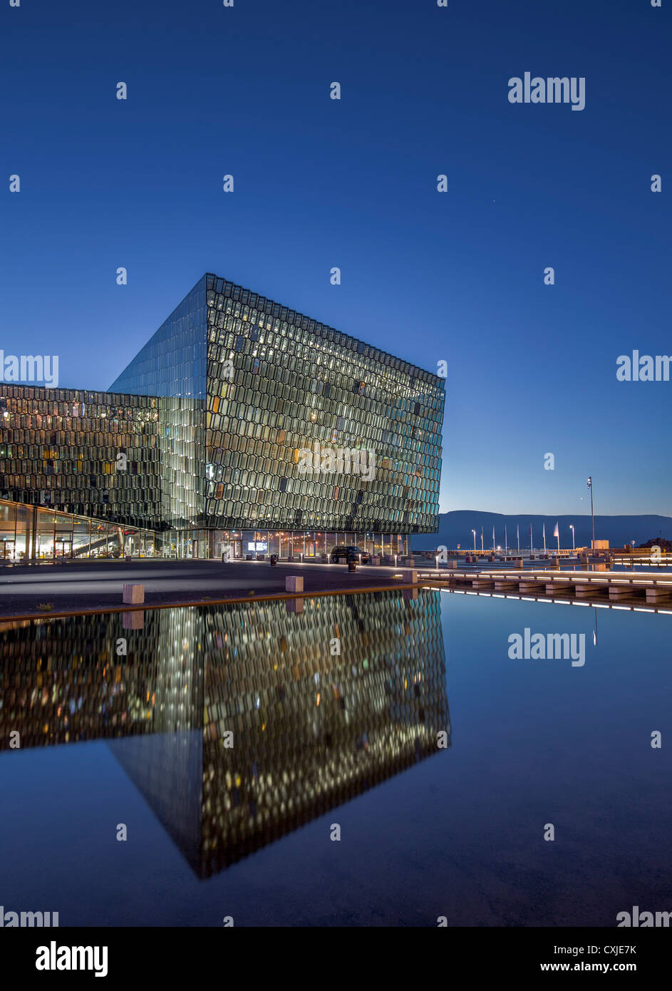 Harpa Konzerthaus und Konferenzzentrum, Reykjavik, Island Stockfoto
