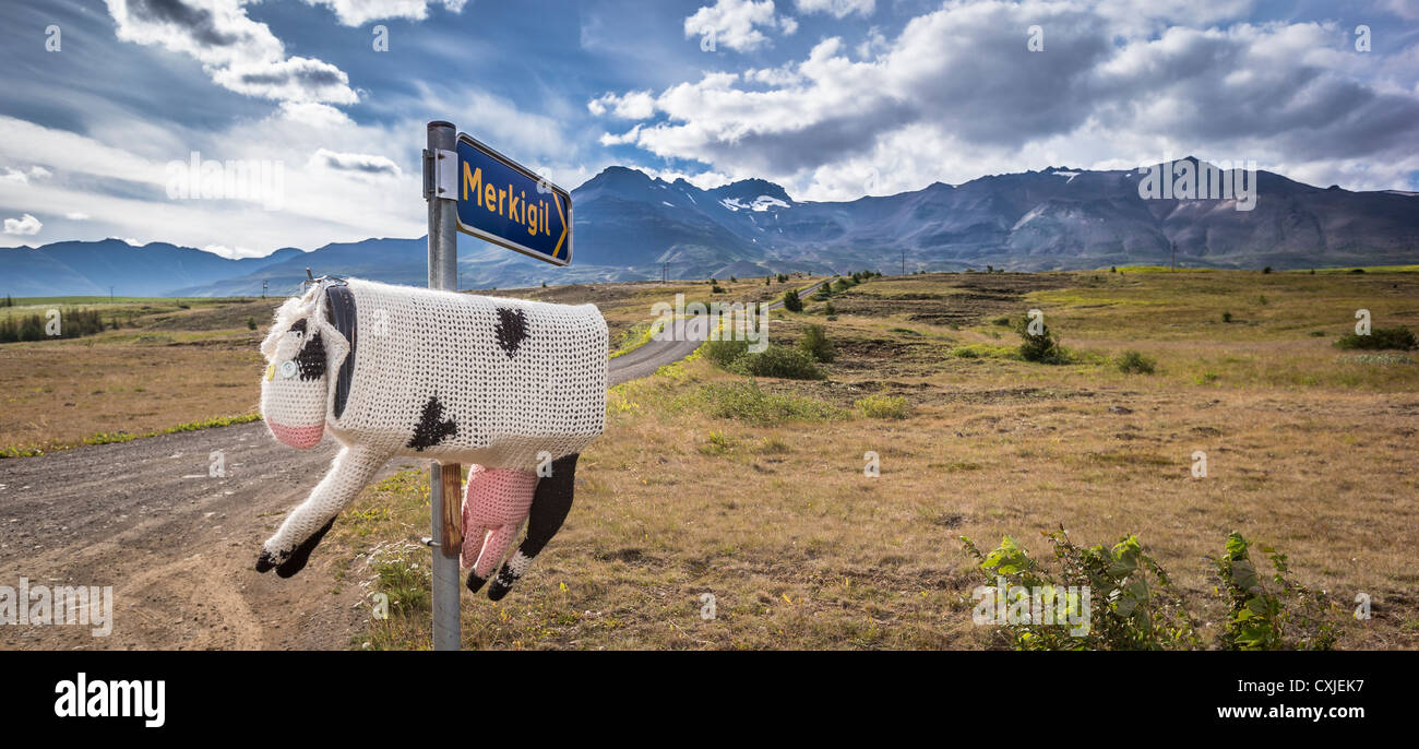 Eingerichteten Postfächer, Nordisland Stockfoto