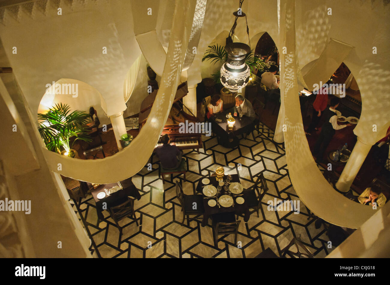 Erinnerungen an Bogart in Casablanca, Marokko Stockfoto