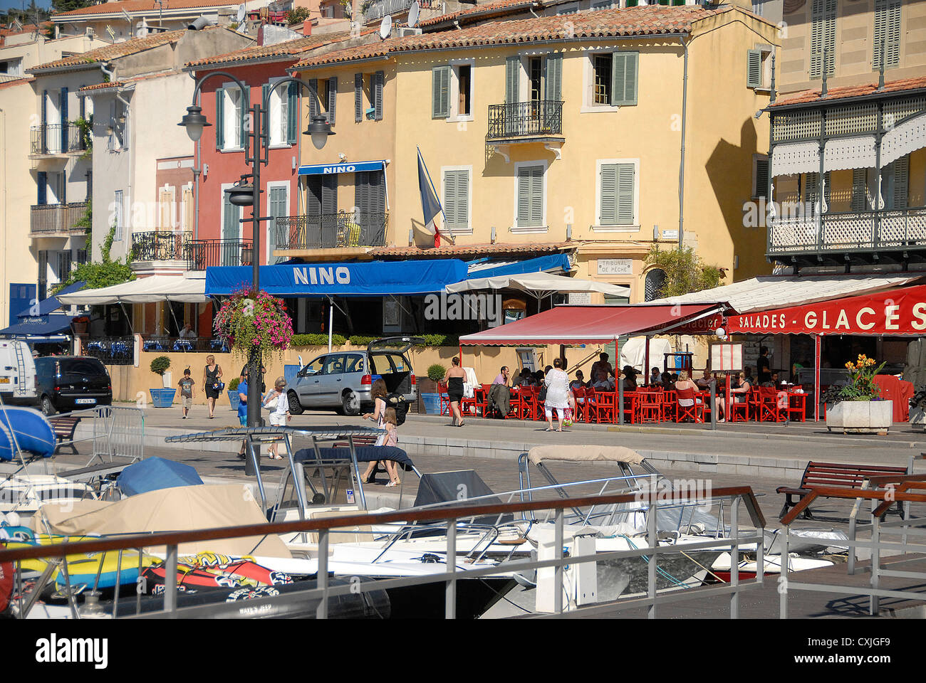 Altstadt von Cassis, Hafen, Provence Alpes Cote d'Azur, Frankreich, Europa Stockfoto
