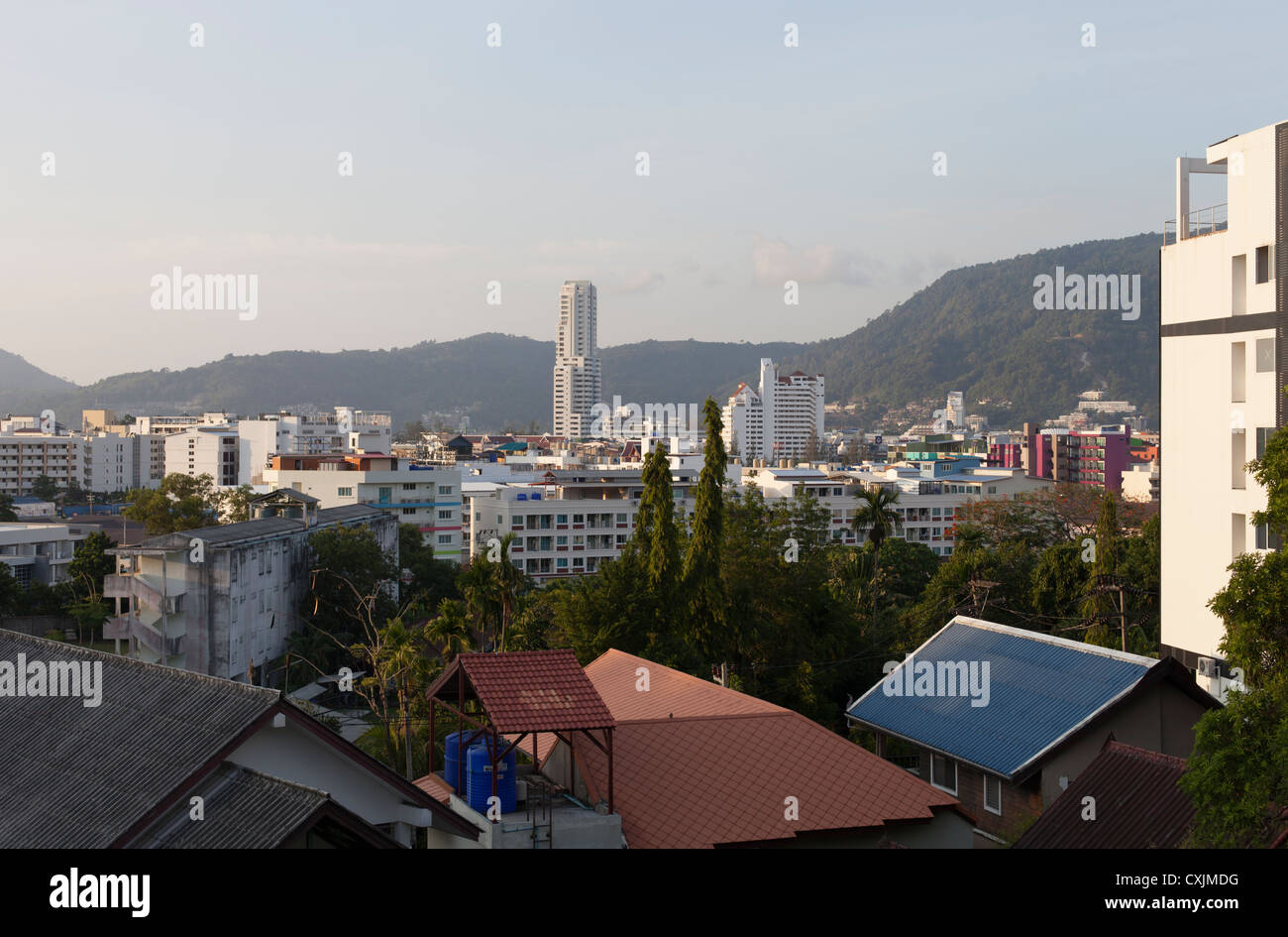 Patong hilside anzeigen Stockfoto