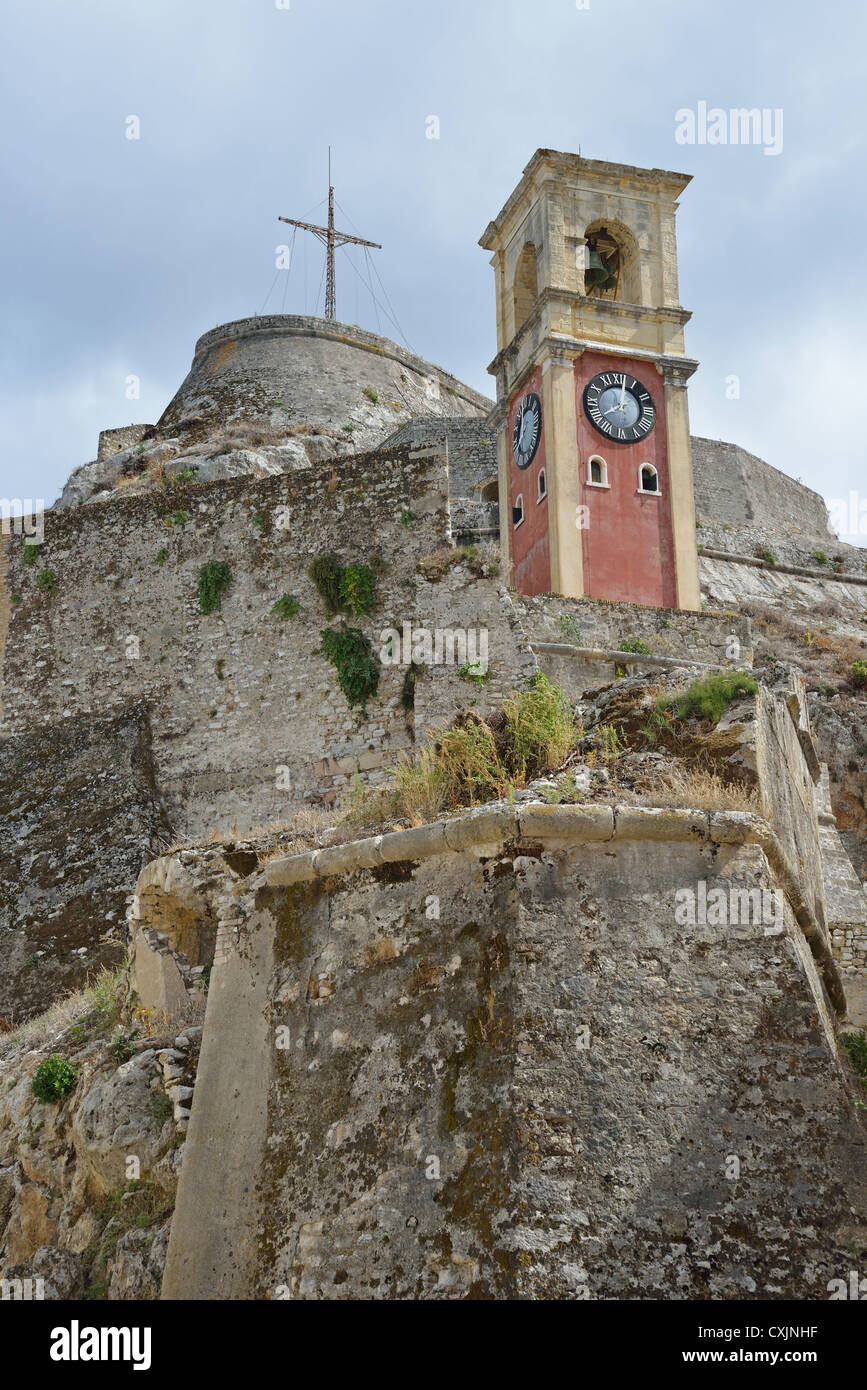 St.-Georgs Kirche in Paleo Frourio (alte Festung), Altstadt von Korfu, Kerkyra, Korfu, Ionische Inseln, Griechenland Stockfoto