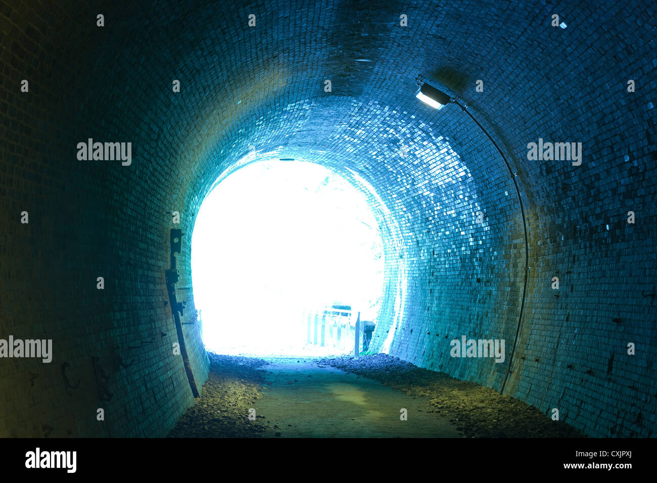 Die fünfte Tunnel in Usui Museumsbahn Stockfoto