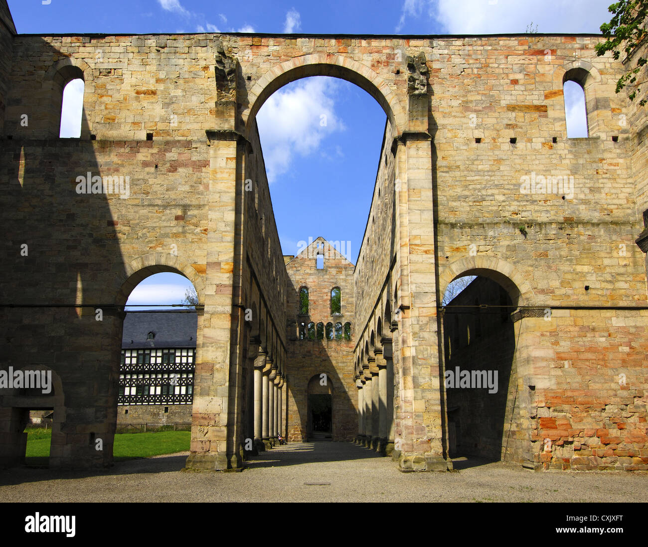 Benediktiner Kloster Paulinzella, Deutschland Stockfoto