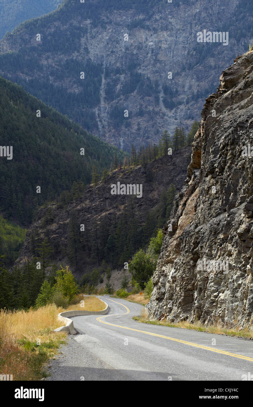 Trans-Canada Highway, d ' Arcy, Lillooet, Britisch-Kolumbien, Kanada Stockfoto