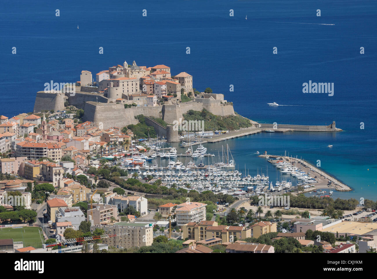 Calvi, Balagne, Haute-Corse, Korsika, Frankreich Stockfoto