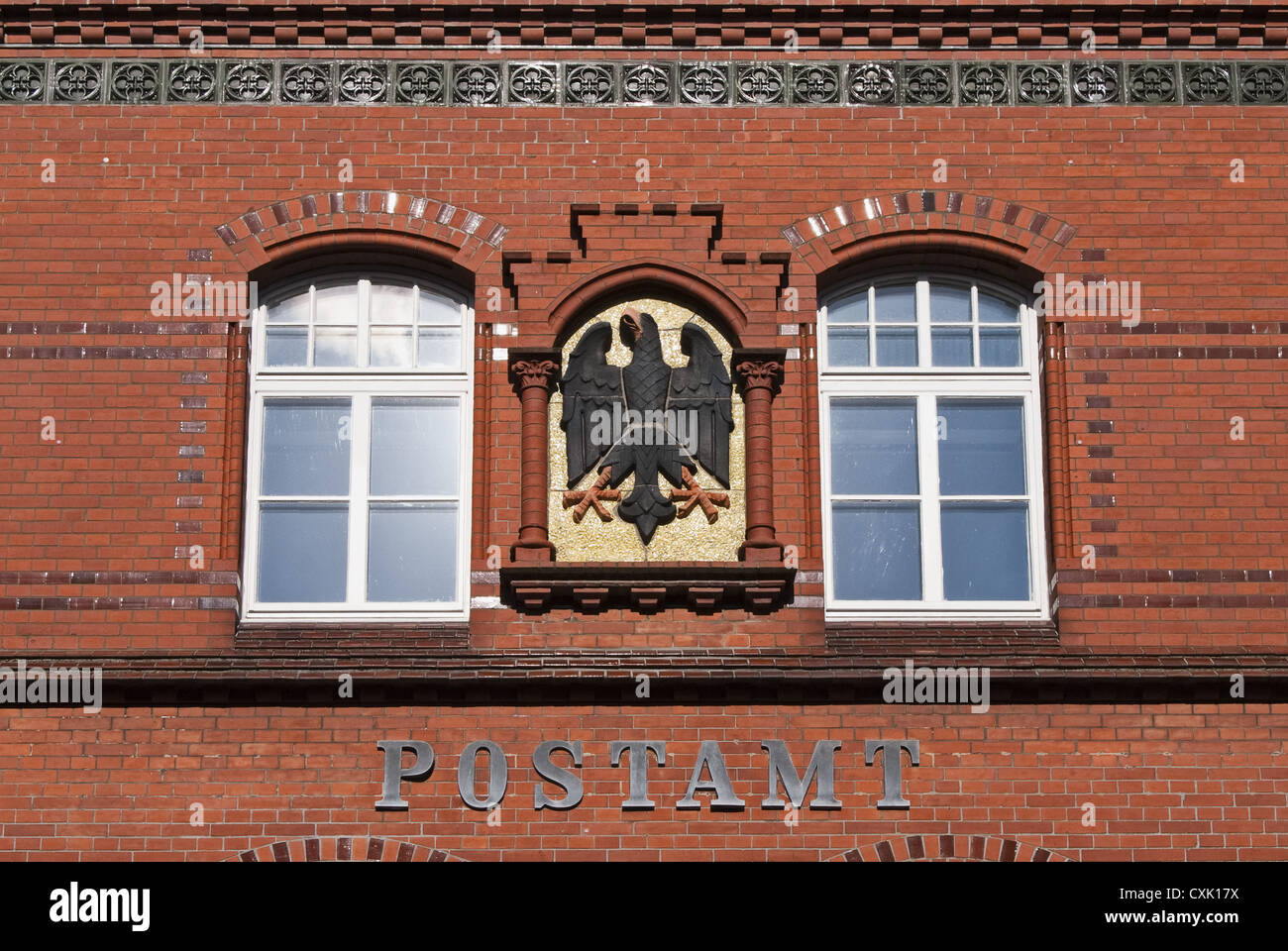 Postamt Eckernfoerde Stockfoto