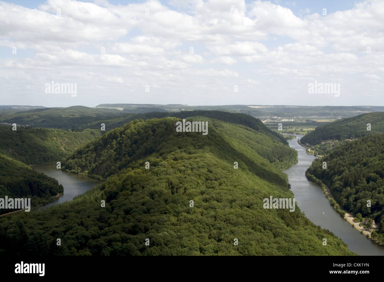 Saar-Bogen, Mettlach, Saarland, Germany Stockfoto