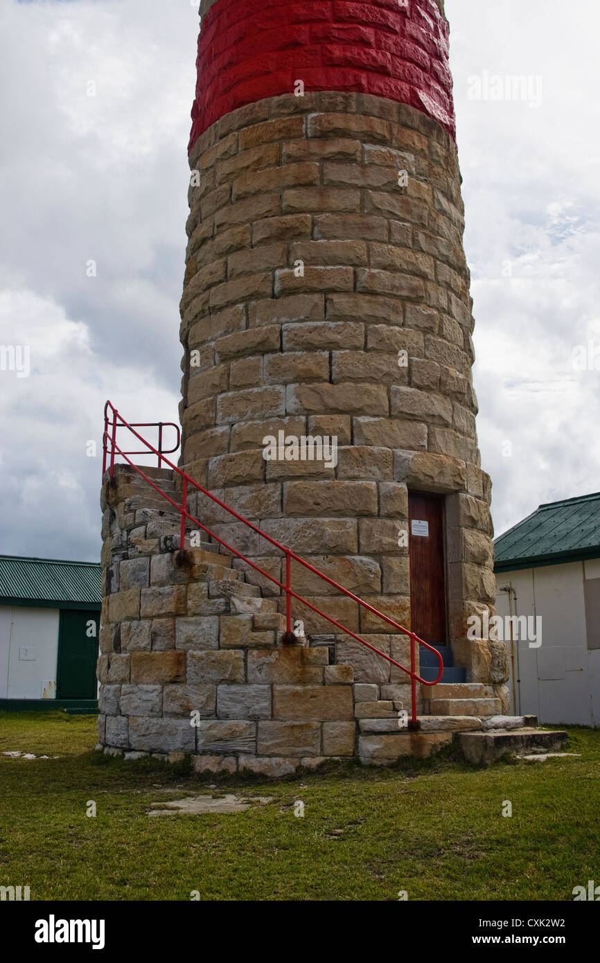 Leuchtturm Cape Moreton Stockfoto