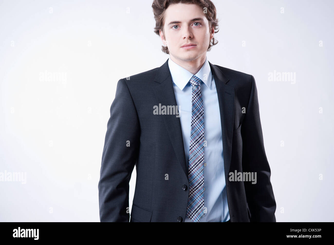 Porträt des jungen Geschäftsmann Stockfoto