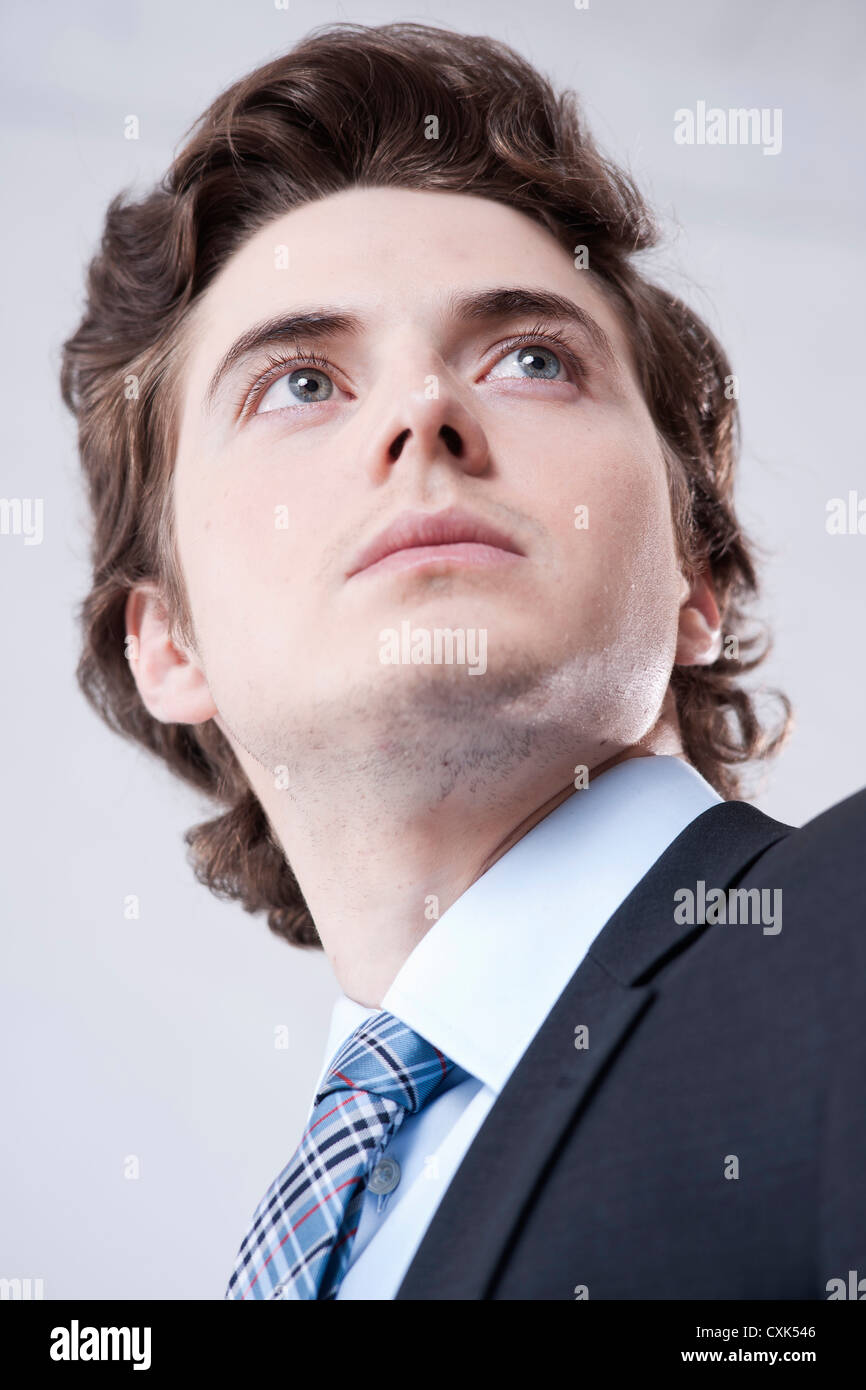 Close-up Portrait der jungen Unternehmer Stockfoto