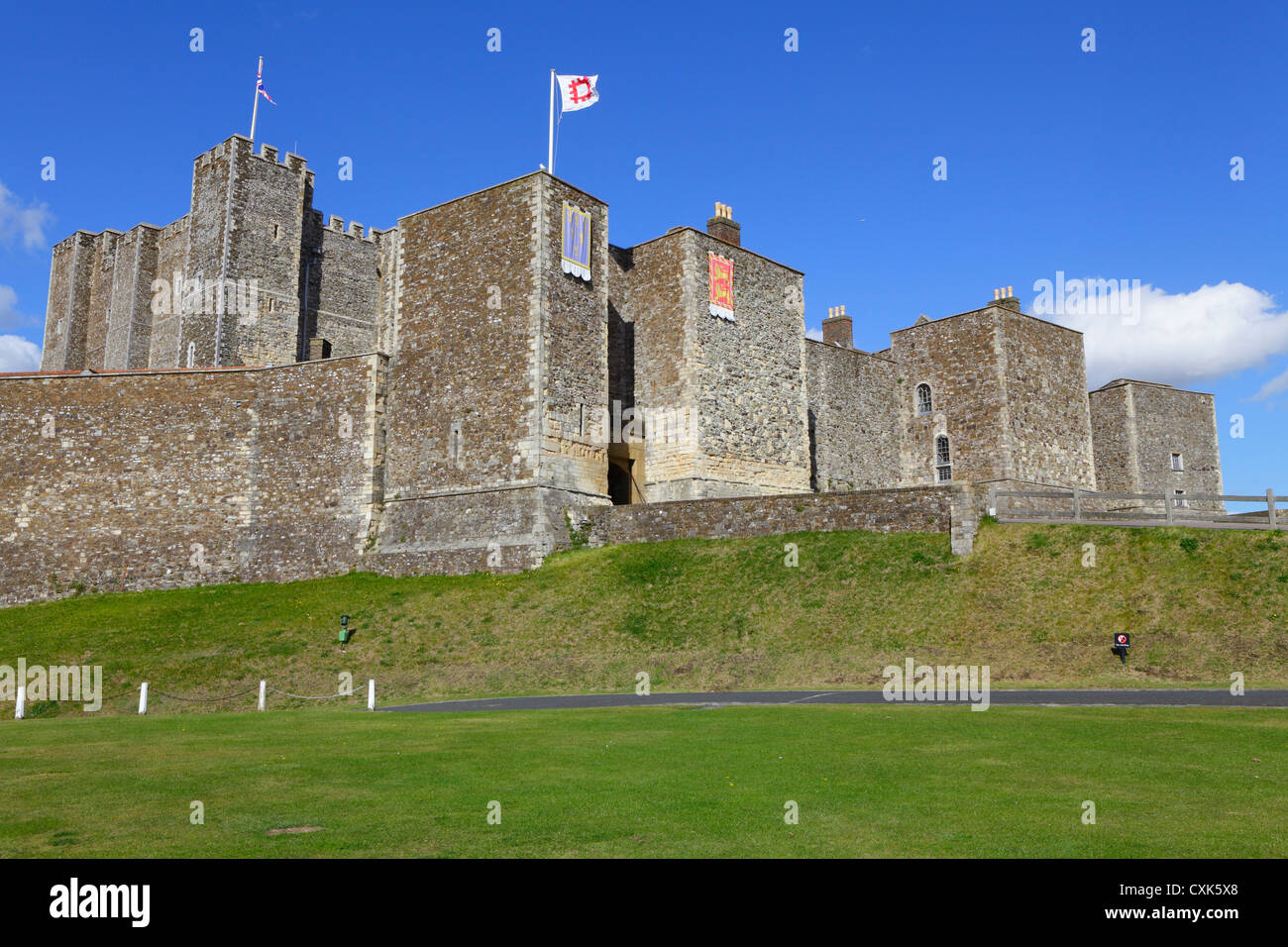 Der große Turm Dover Castle England Kent UK GB Stockfoto