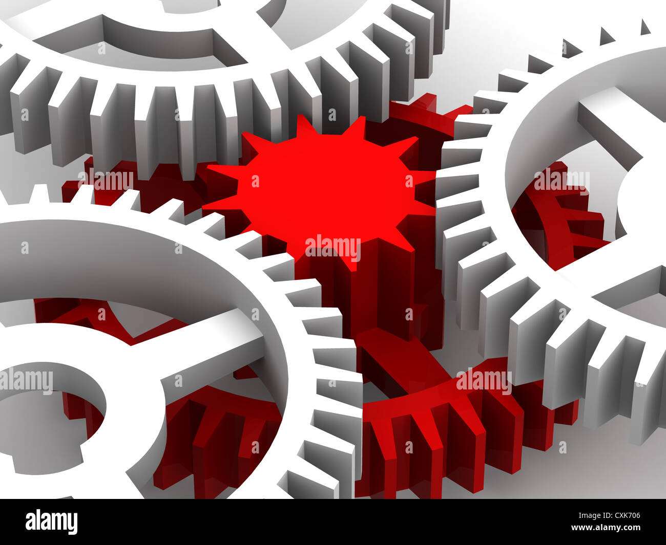 Gear.3D Stockfoto