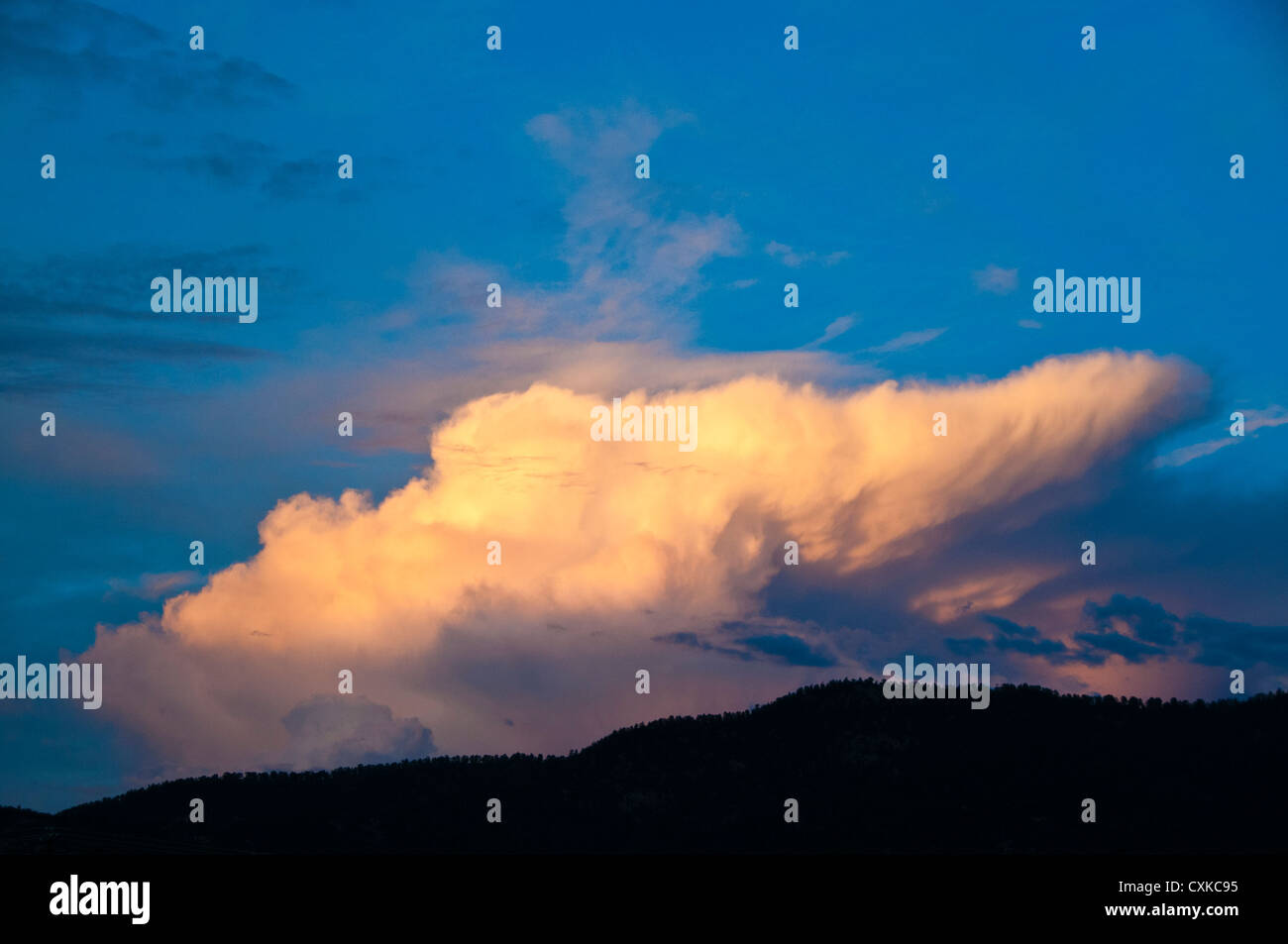 Wolke-Bildung-Sonnenuntergang Stockfoto