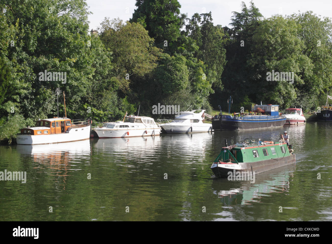 Themse in der Nähe Boulters Lock Maidenhead Stockfoto