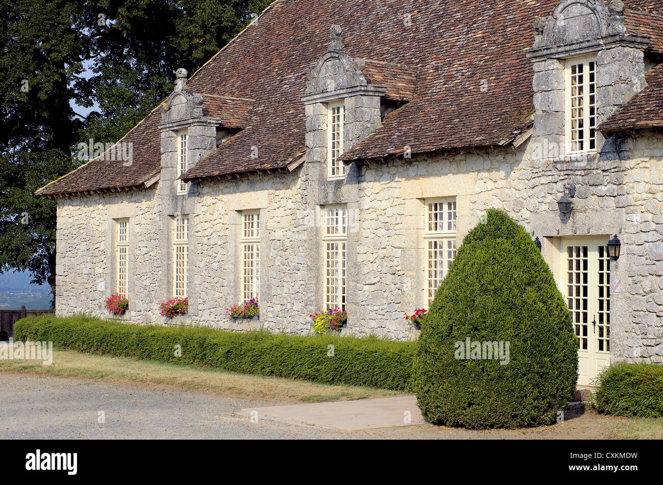 Das Anwesen Monbazillac Perigord Frankreich Stockfoto