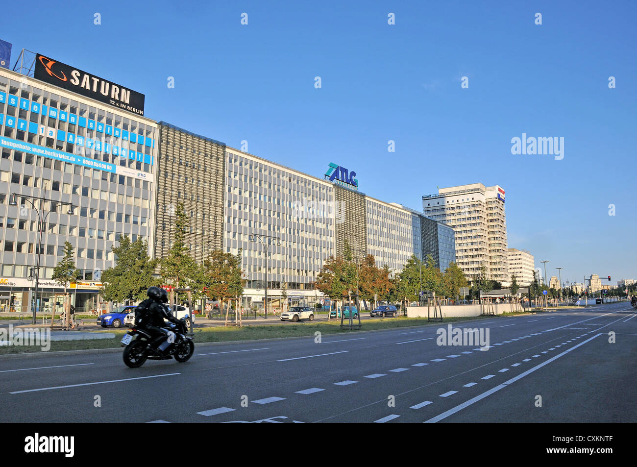 Karl-Marx-Allee Berlin Deutschland Stockfoto