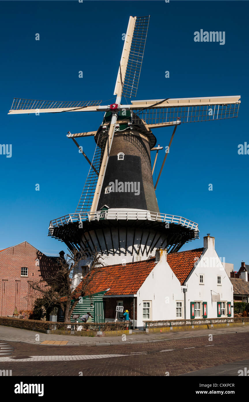 Windlust Molen, Wassenaar, Zuid-Holland, Niederlande Stockfoto