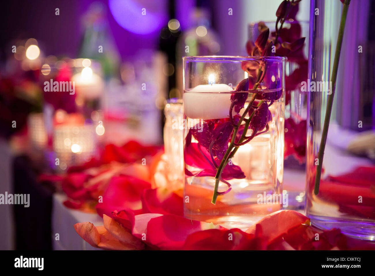 Herzstück bei Hochzeit, Toronto, Ontario, Kanada Stockfoto