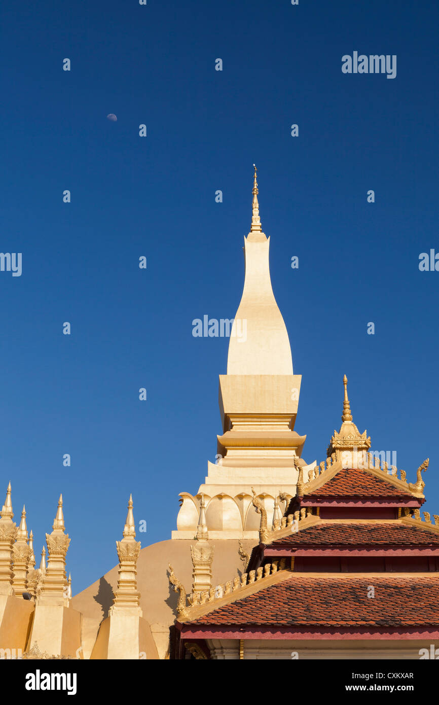 Pha, die Luang (Pha Tat Luang), Vientiane, Laos Stockfoto