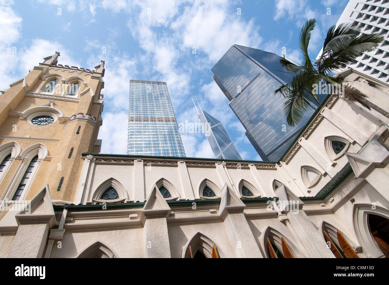 St John's Kathedrale, Central, Hong Kong Stockfoto