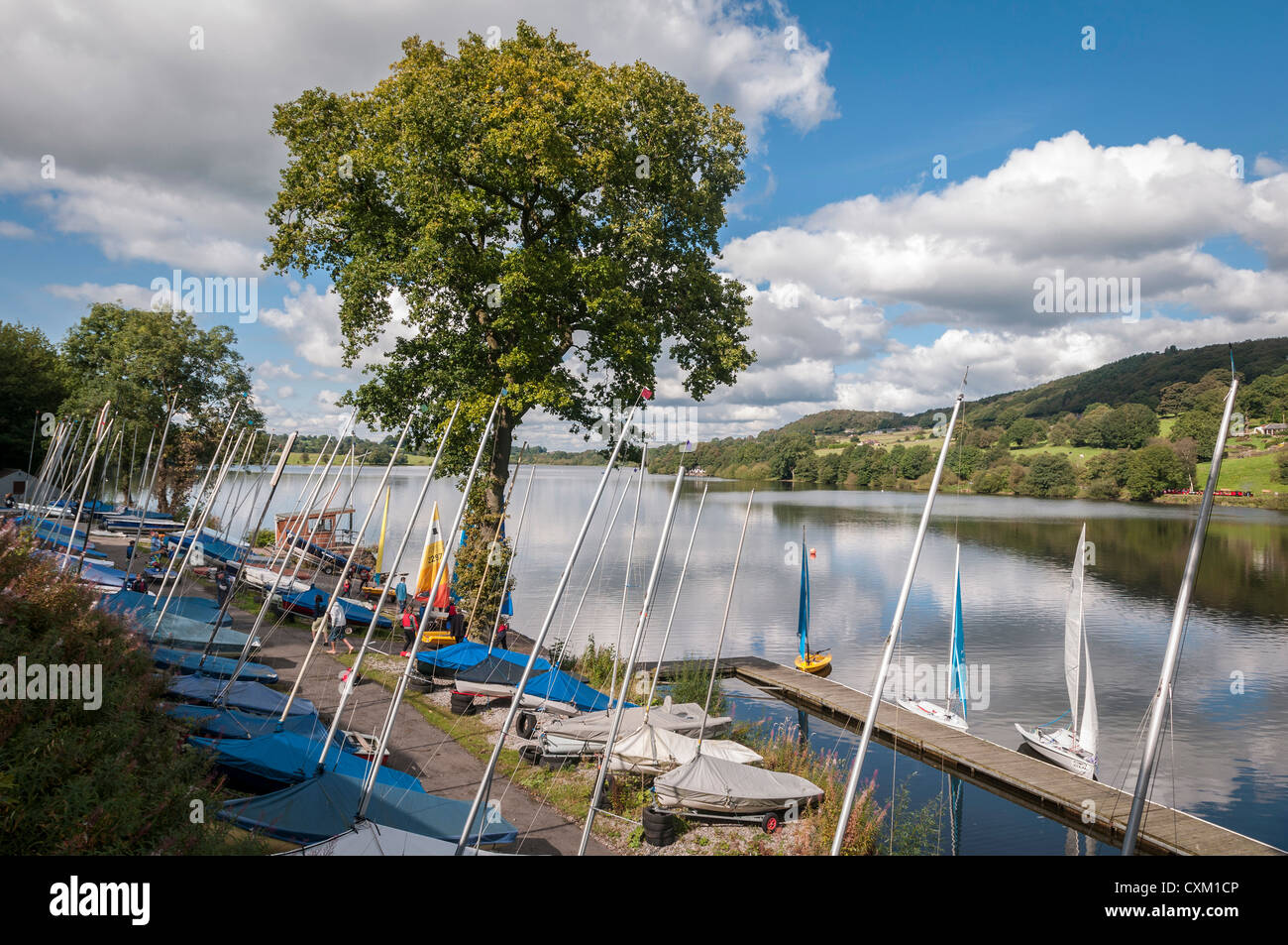 Rudyard Lake in der Nähe von Lauch in Staffordshire. Stockfoto