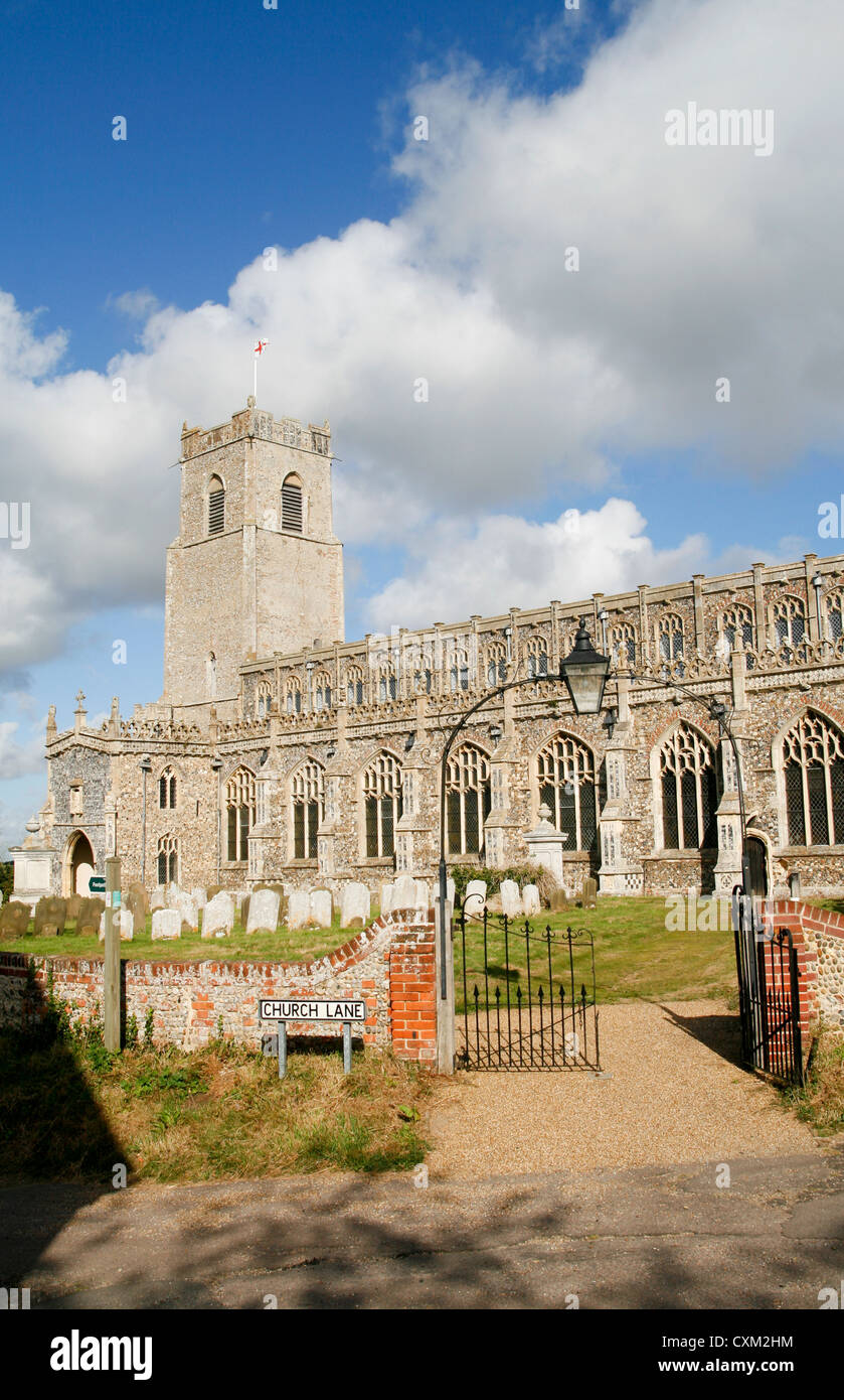 Holy Trinity Church Kathedrale von Sümpfen Blythburgh Suffolk England UK Stockfoto